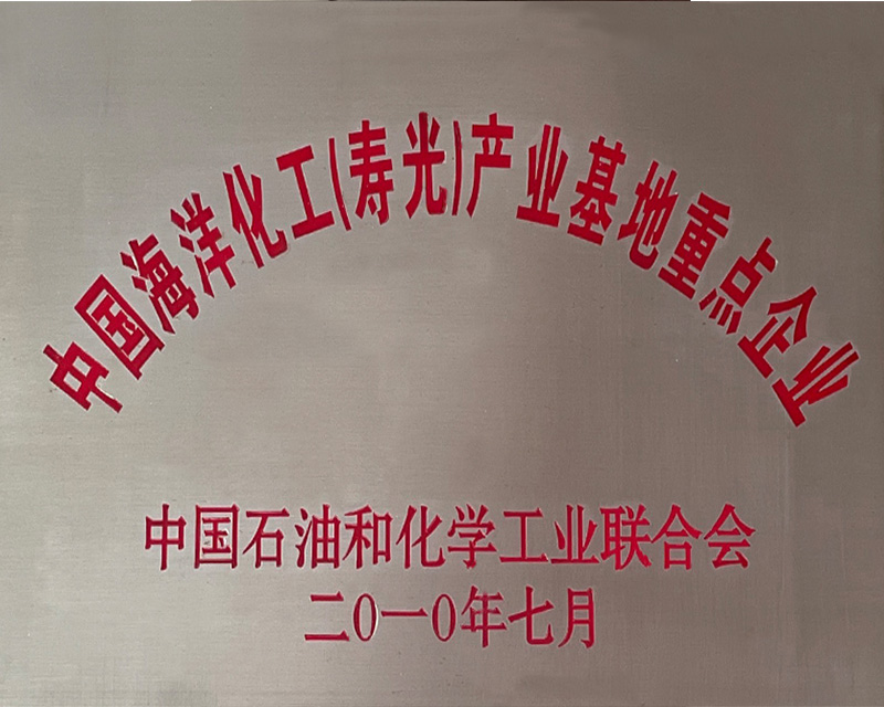 中國海洋化工壽光產(chǎn)業(yè)基地重點企業(yè)